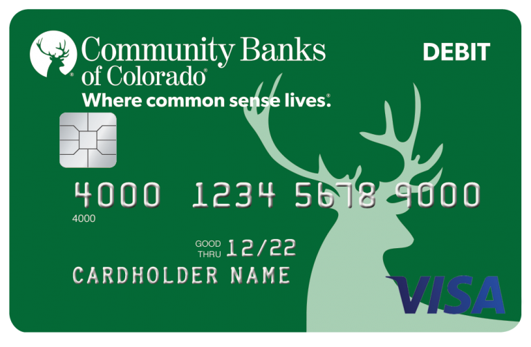 Community Banks of Colorado Visa Debit Card