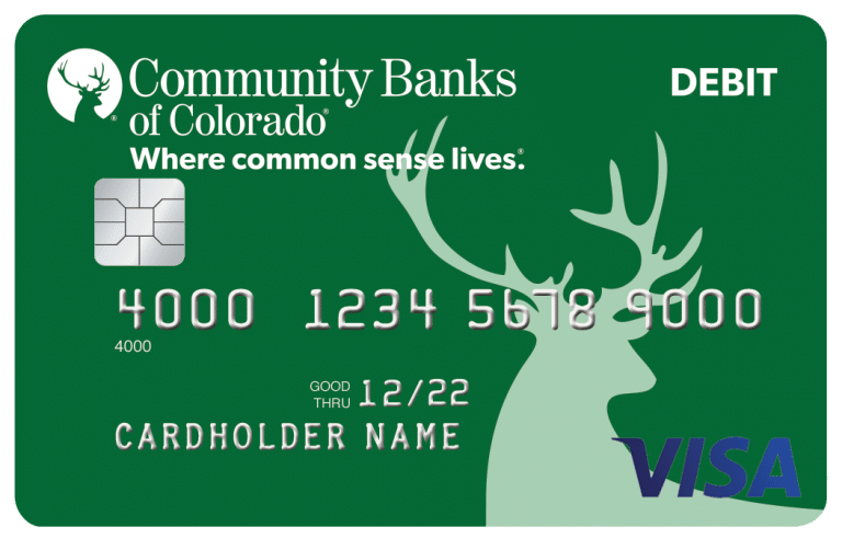 Community Banks of Colorado Visa Debit Card