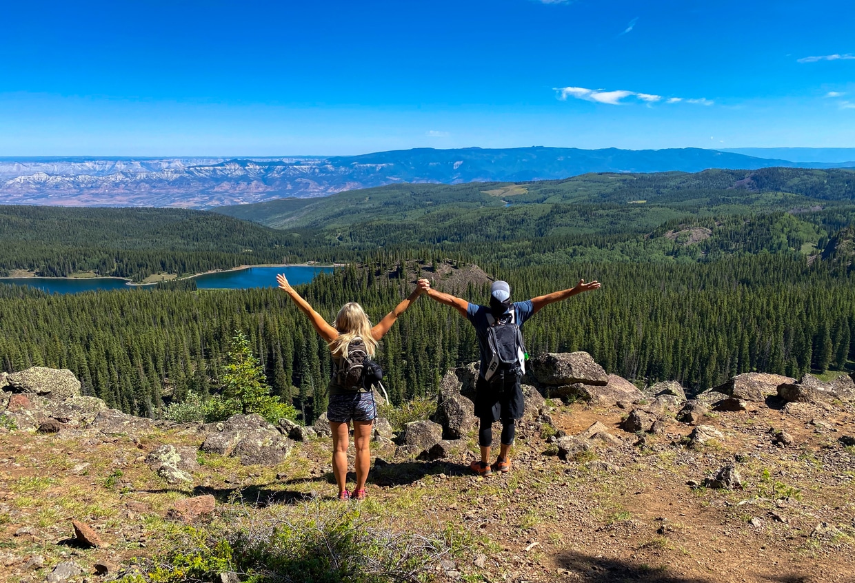Colorado Hiking Scenic Mountain Overlook